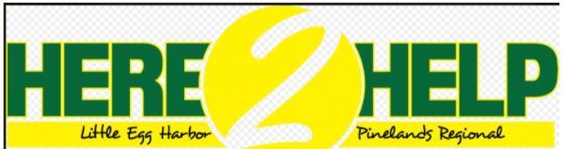 Here 2 Help Logo for Pinelands Regional