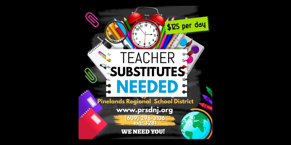 Teacher Substitutes Needed