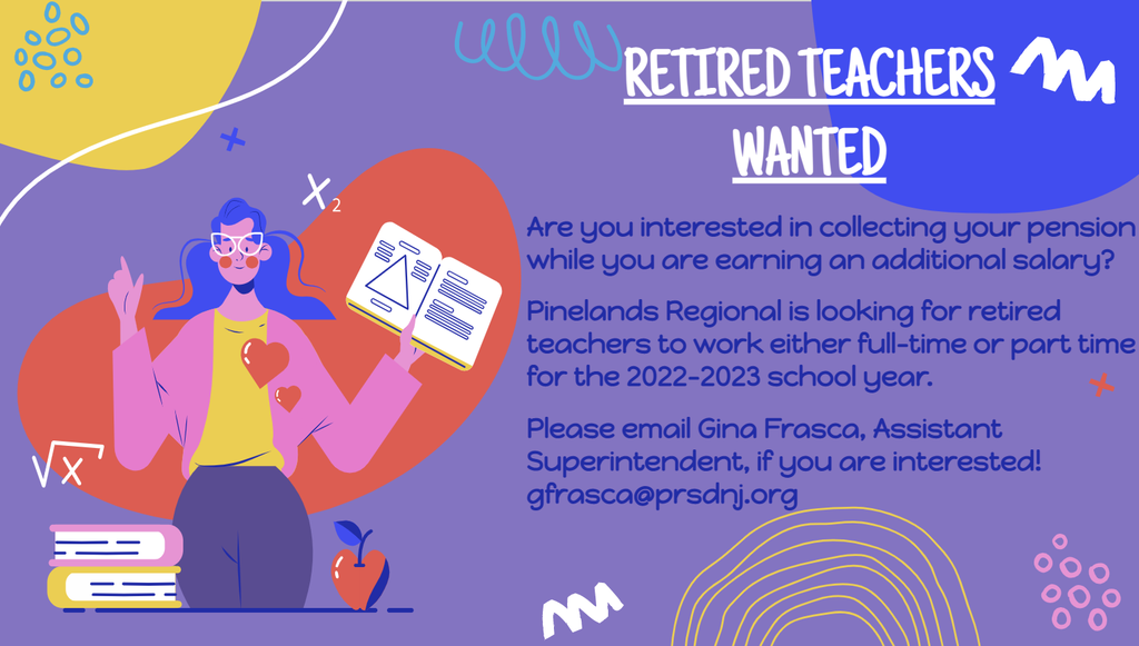 Retired Teachers wanted