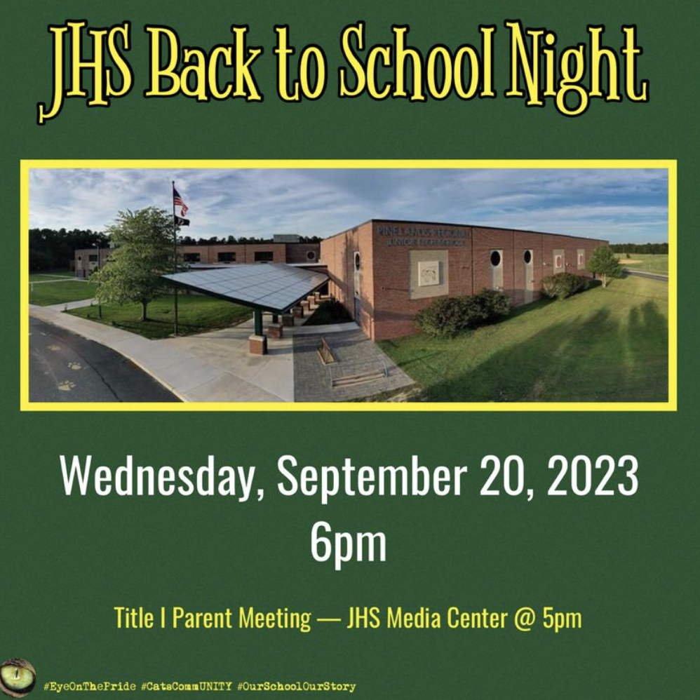 JH Back to School Night